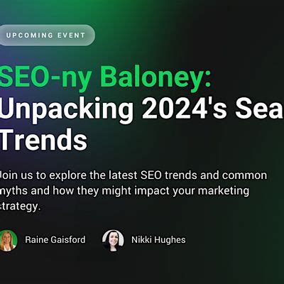 SEO-ny Baloney: Unpacking 2024s Search Trends, June 19 2024 | Online ...