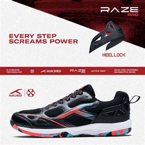 Hundred Raze Pro Badminton Shoes For Men - Buy Hundred Raze Pro ...