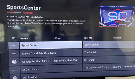 YouTube TV Program Guide 的图像结果