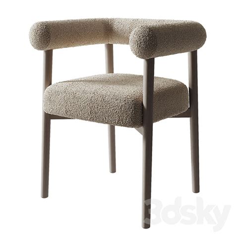 Fulbourn Taupe Boucle Dining Chair 3Dsky Model Free Download – 3DSky ...