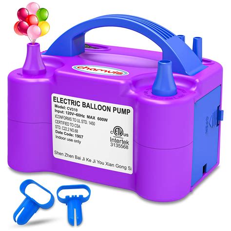 Buy Chamvis Electric Balloon Pump, 110V 600W Balloon Inflator Blower ...