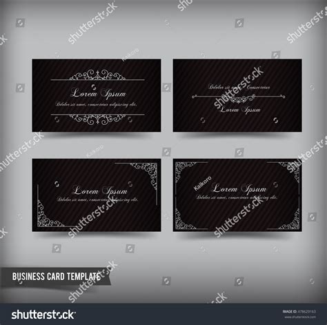 Vintage Style Business Cards 的图像结果