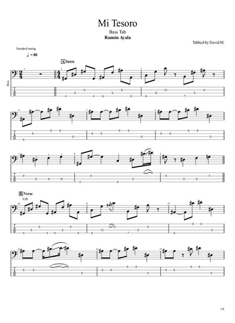 RAMON AYALA mi tesoro Tab - afierrada | PaidTabs.com