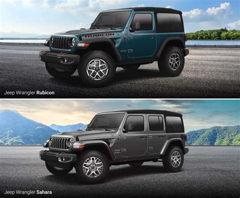 Jeep Wrangler Rubicon Vs Sahara: Ultimate Off-Road Showdown