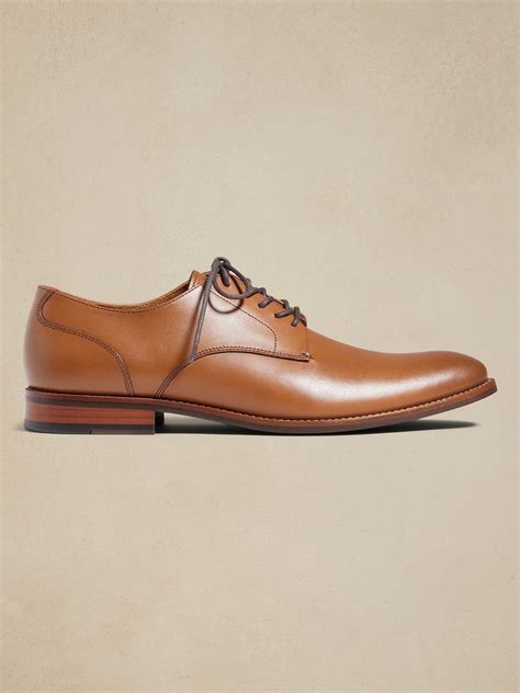 Oxford Leather Dress Shoe | Banana Republic Factory | Brown leather ...