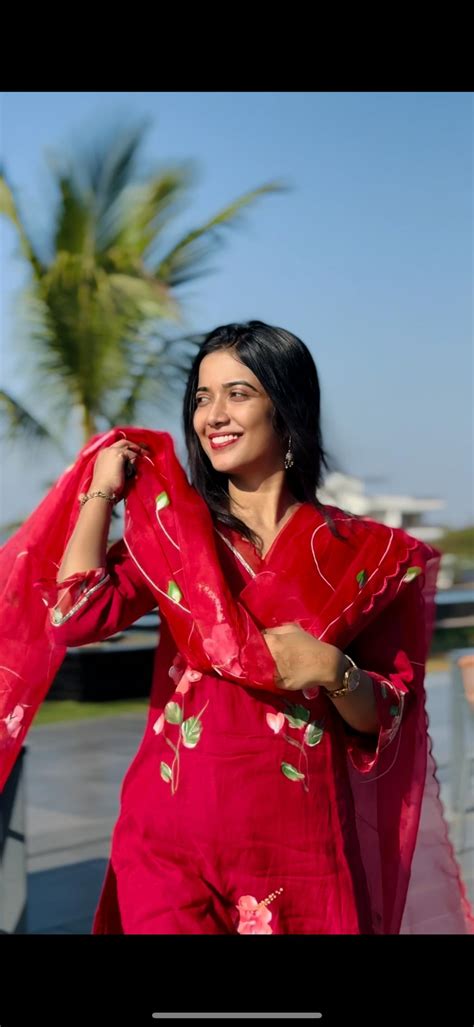 Shop Berry Bliss Magenta Handpainted Chanderi Suit Set for Women Online ...