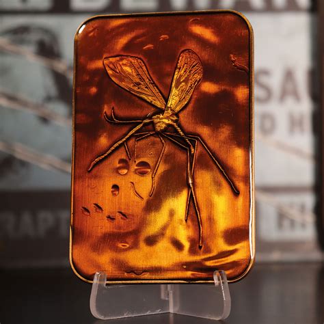 Jurassic Park - Muggen in Amber Metalen Staaf Repliek Beperkt | Elbenwald