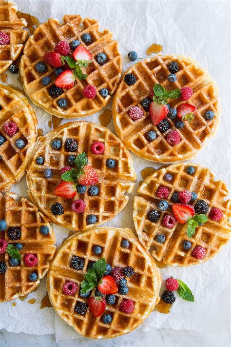 Best Belgian Waffle Recipe {Light Fluffy and Crisp} - Cooking Classy - how to make from scratch waffles
