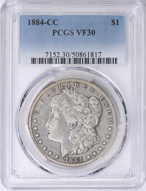 1884-CC Morgan Silver Dollar PCGS VF-30 (Item 1703062 ...
