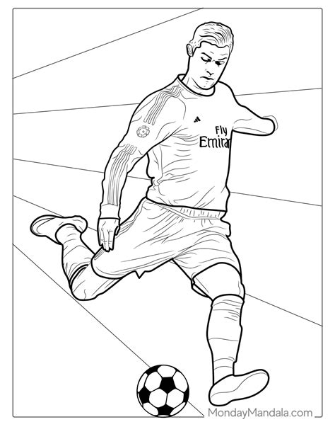 Ronaldo Soccer Coloring Pages Coloring Pages
