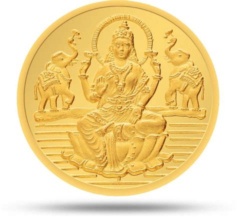 P.N.Gadgil Jewellers Laxmi Shree 24 (995) K 10 g Gold Coin Price in ...