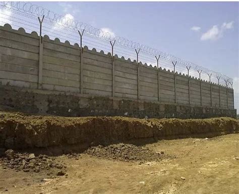 Grey Rcc Precast Compound Wall Manufacturer, Supplier from Bareilly