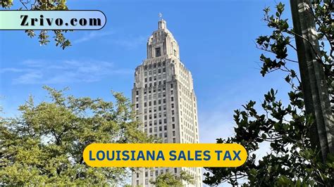 Louisiana Sales Tax 2025 - 2026