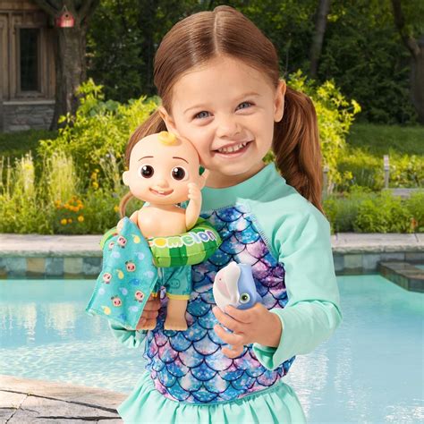 Buy CoComelon - Splish Splash JJ Doll- with Shark Bath Squirter and ...