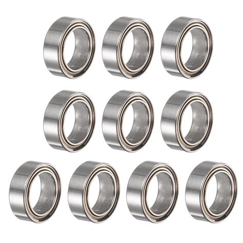 R168ZZ Deep Groove Ball Bearing, 1/4" x 3/8" x 1/8" Chrome Steel Z2 ...