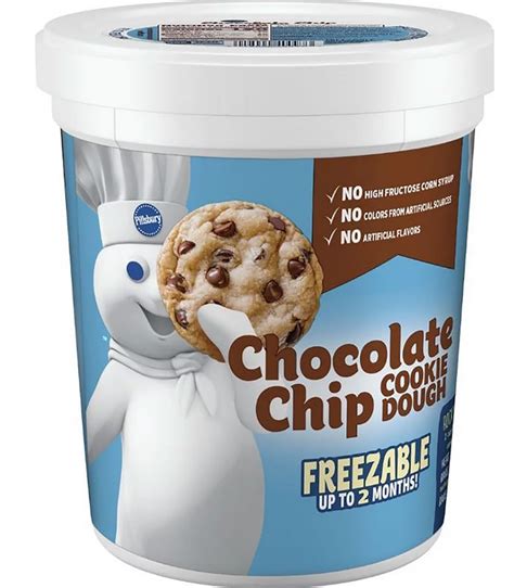 Pillsbury Chocolate Chip Cookie Dough Tub , 76 oz — Goisco.com