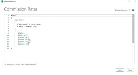 Create Excel Power Query 的图像结果