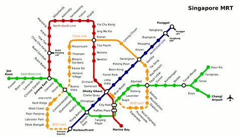 Singapore Mrt • Mapsof.net