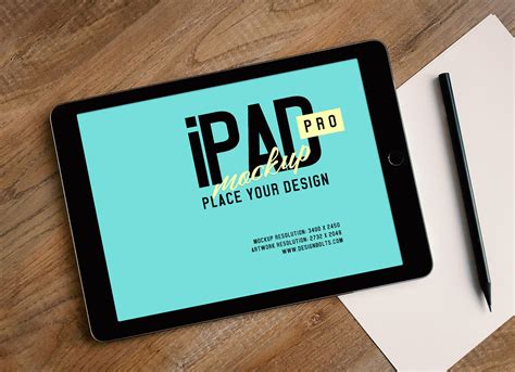 Apple iPad Pro Photo Mockup | 無料のPSDテンプレート