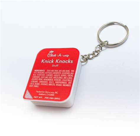 Chicken Nugget Sauce Keychain Storage Container Chick Fil A CFA - Etsy