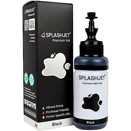 Splashjet T6641 Black Ink for Epson L130, L360, L380, L361, L565, L210 ...