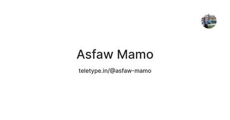Asfaw Mamo — Teletype