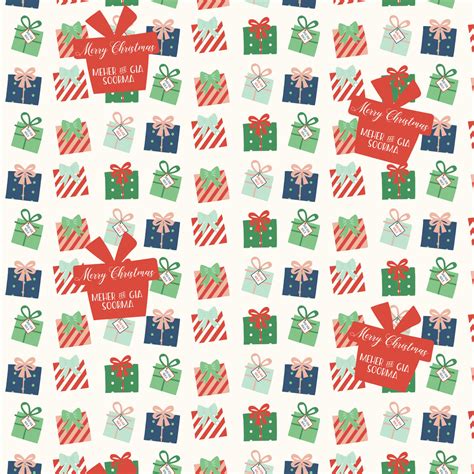 Personalised Wrapping Papers - Christmas Gifts/ Label Shabel – Labelshabel
