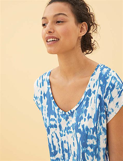 Buy Jersey Tie Dye Mini Shift Dress at Marks & Spencer