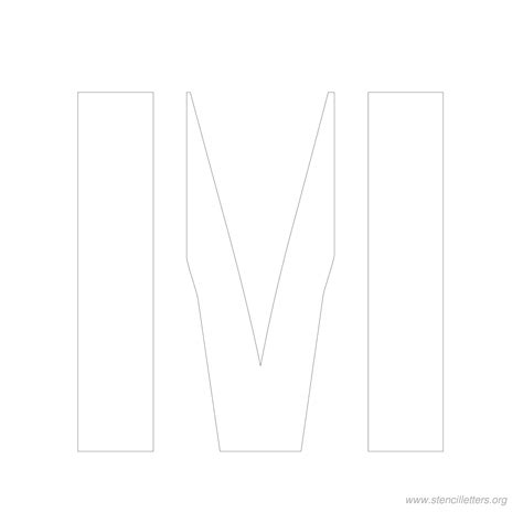 Free Printable Stencil Letters - Stencil Letters Org