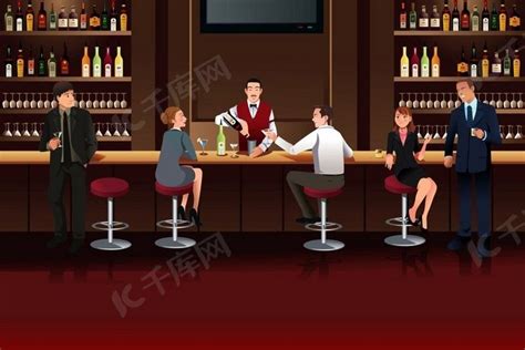 上班族在酒吧喝酒高清图片下载-正版图片502209129-摄图网