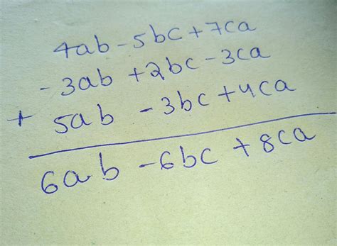 7. Simplify the following. i) 3ab-2bc-[8ac + {5bc-(2ac-6ab)}] - Brainly.in
