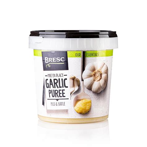 Purea d`aglio, Bresc, 1 kg, dose di PE | GOURMET VERSAND Negozio online