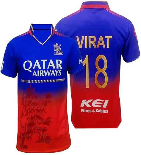 Rcb Cricket Jersey 2024/25 Virat18 for (Men & Boys) - Price History