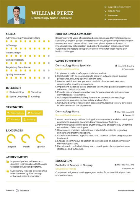 10+ Dermatology Nurse Resume Samples & Templates for 2025
