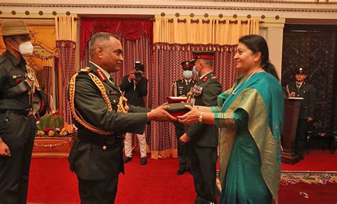 Indian Army Chief Manoj Pande conferred honorary rank of Nepal Army General