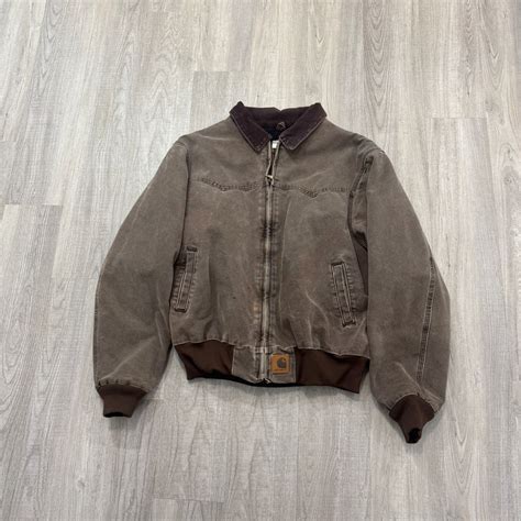 Carhartt Vintage Carhartt Bomber Jacket Men's Extra Large Brown 2002 ...