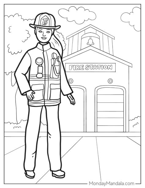 20 Firefighter Coloring Pages (Free PDF Printables)