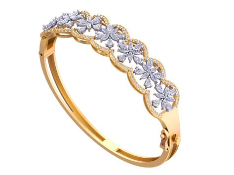 Gold & Diamond Women Bracelet KRC70063