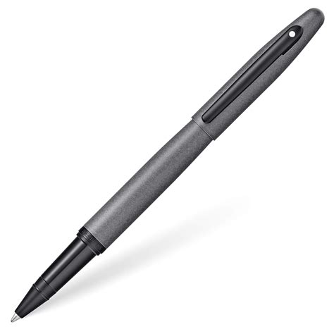 Sheaffer VFM Matte Gun Metal Gray Lacquer Rollerball Pen with black ...