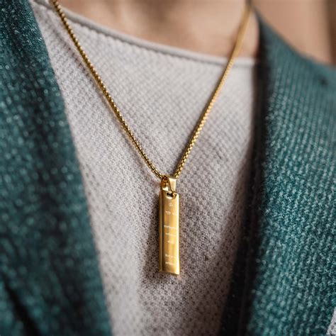 Shop the Radiant Gayatri Mantra Mini Tag Necklace by Mesmerize.