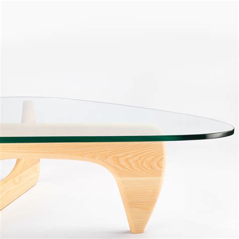 Buy Mid-century Modern Triangle Noguchi Coffee Table Solid Wood Base ...