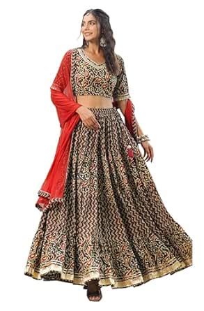 Buy Janasya Women's Black Pure Cotton Batik Printed Tiered Ready to ...