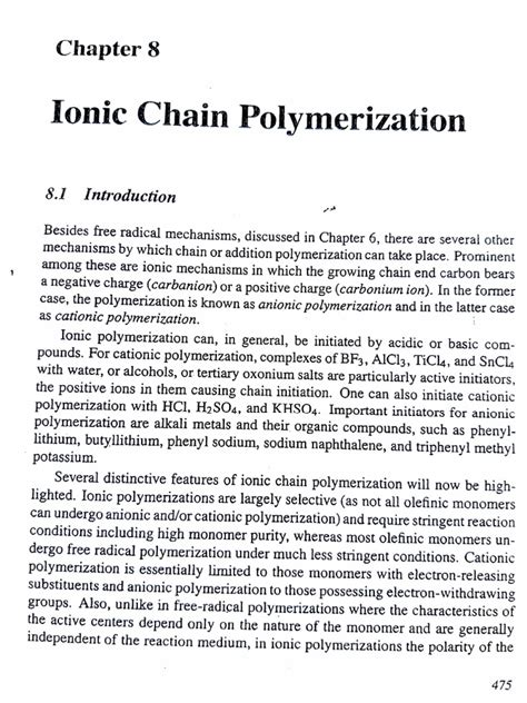 Rezultat imagine pentru Polymerization PDF