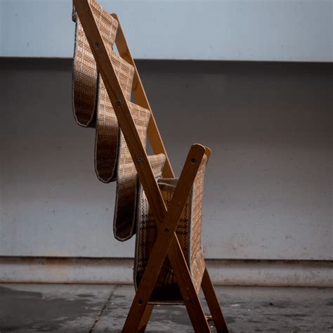 Colonial Reader – Antique Burma Teak Magazine Rack | RARA Studio