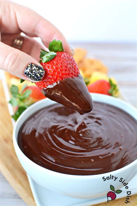 How To Make Milk Chocolate Dipping Sauce at Michael Mullett blog