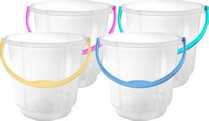 Wonder Plastic Prime Bucket 18 TPC Set for Home, 4 Pc, 18 LTR, Green ...