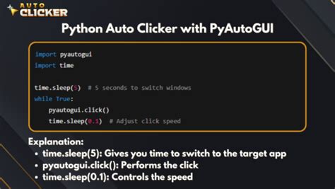 Image result for Python AutoClicker Script