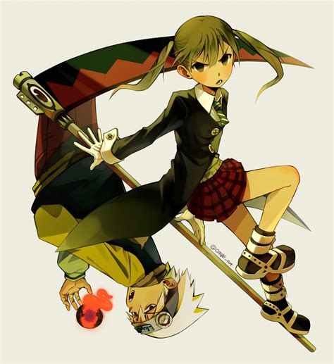maka albarn and soul evans (soul eater) drawn by ombe_art | Danbooru