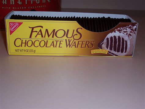 Nabisco Chocolate Wafers Christmas Chocolate Wafer Yule Log