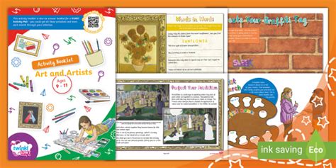 Art and Artists Activity Booklet 9 to 11 years - Twinkl